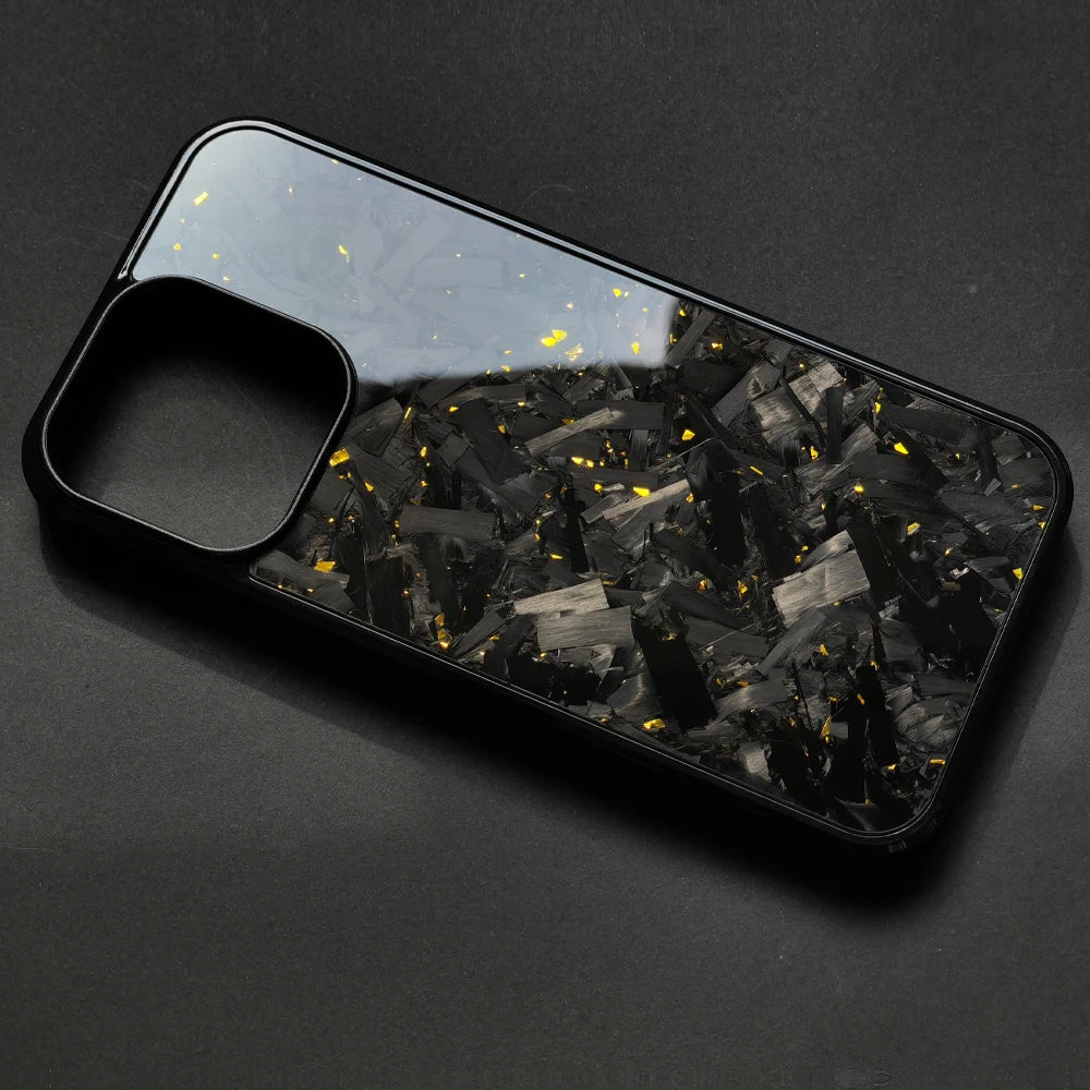 Coques Magsafe pour iPhone, véritable fibre de carbone forgée