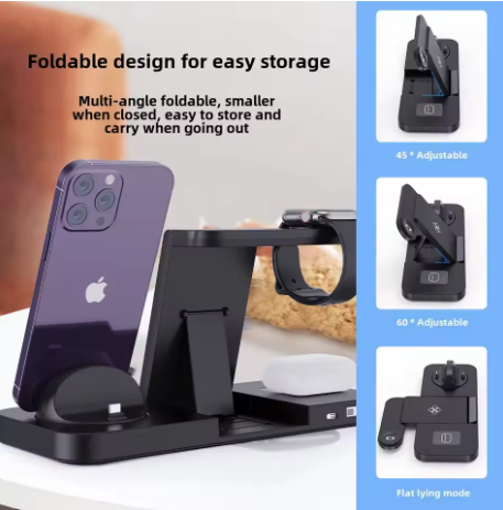 Chargeur magnétique Portable, montre connecté et écouteurs sans fils