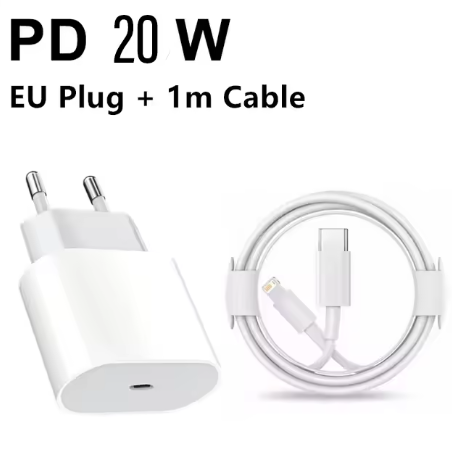 Chargeur rapide PD 20W pour iPhone 16 15 14 13 12....