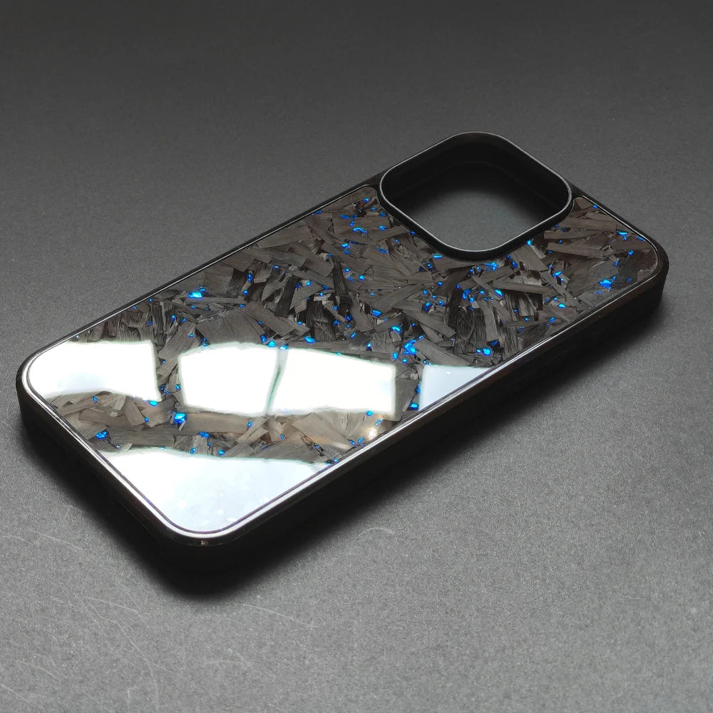 Coques Magsafe pour iPhone, véritable fibre de carbone forgée